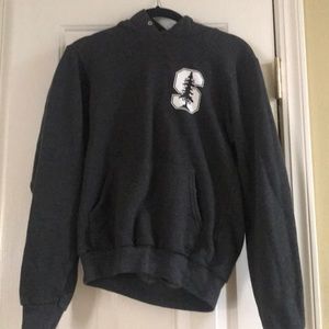 Dark Grey Stanford Lacrosse Hoodie